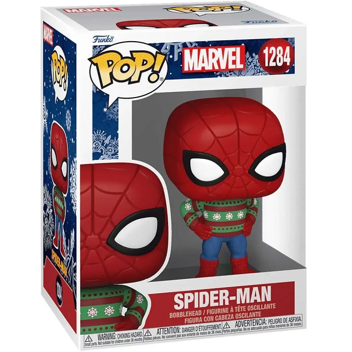 Фигурка Funko POP! Bobble Marvel Holiday Spider-Man in Sweater (1284) 72190
