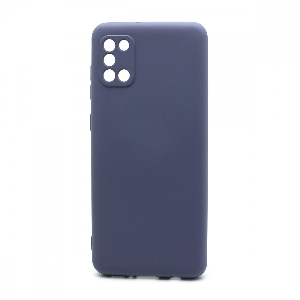 Силиконовый чехол SILICONE CASE New ERA для Samsung Galaxy A31 серый
