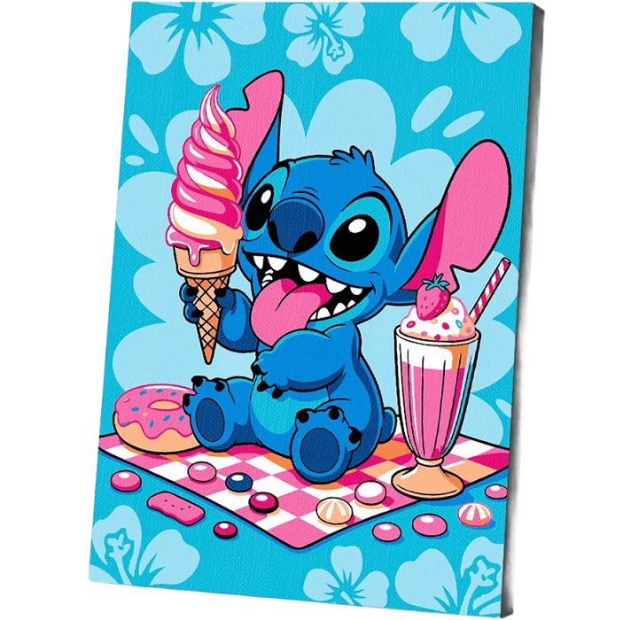 Картина по номерам на холсте с подрамником «Коала мутант» 20×30 см