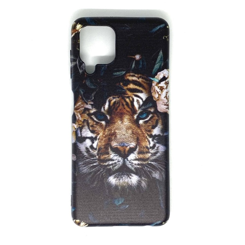 Задняя накладка GRESSO. Коллекция Тигр 3 для Samsung Galaxy M22 черный