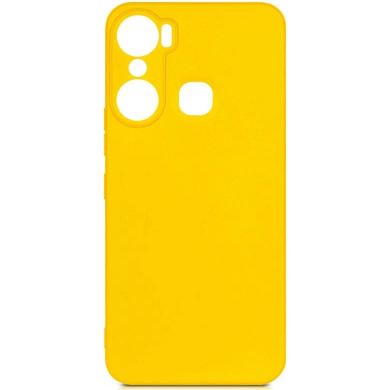 Силиконовый чехол DF для Infinix Hot 12 Pro DF inCase-13 (yellow)
