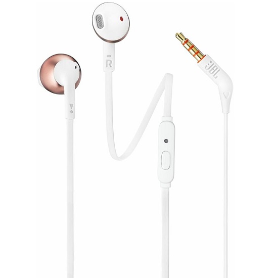 Наушники JBL T205 розовое золото