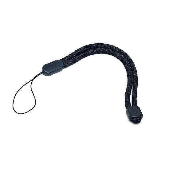 Шнурок на руку текстильный (black)