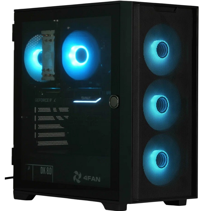 Системный блок игровой TOP BLACK 251230 (Intel Core i5-12400F/ 16GB DDR4/ SSD 1TB/ RTX 5060/ DOS)