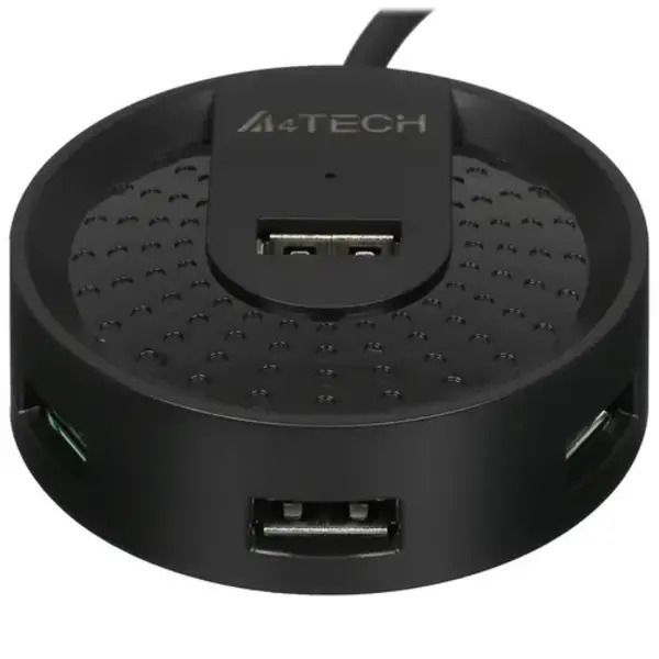 USB-Хаб 2.0 A4TECH HUB-20 4порт, черный