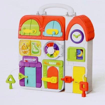 Развивающая игрушка детская «Бизиборд. Мишкин домик» 10120248