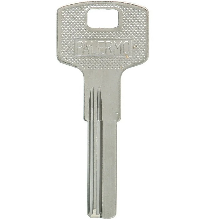 Заготовка ключа PALERMO 2 паза (28*8,8*2,3) ст. AP-1D бронь Китай