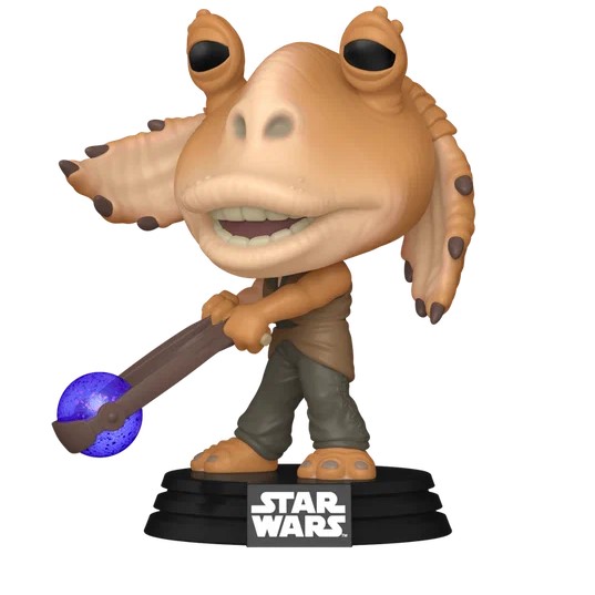Фигурка Funko POP! Bobble Star Wars Ep 1 TPM 25th Jar Jar Binks w/ Booma Bal (700) 76017