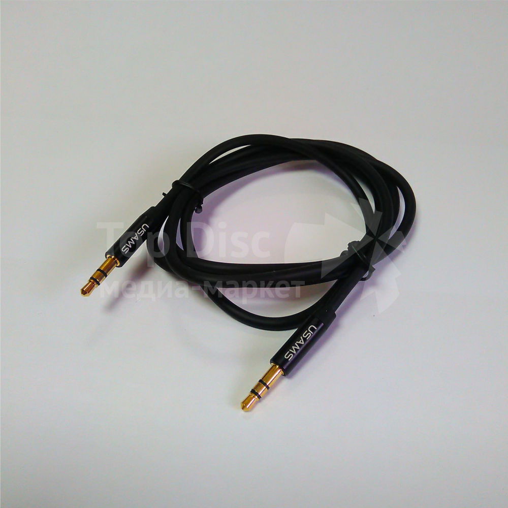 Кабель Jack 3.5 <--> Jack 3.5  1.0м USAMS YP101 чёрный