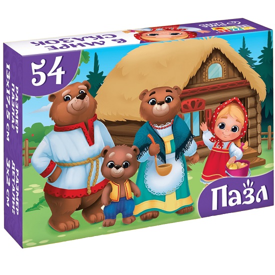 Пазлы «Детские сказки №6», 54 элемента 10733541