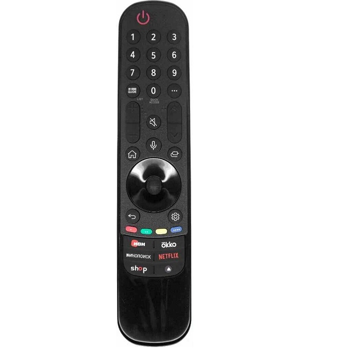 Пульт для LG MR23GA (AKB76043110) с голосовой функцией и пульт MAGIC MOTION SMART TV OKKO IVI КИНОПОИСК АЛИСА NETFLIX ( в коробке)