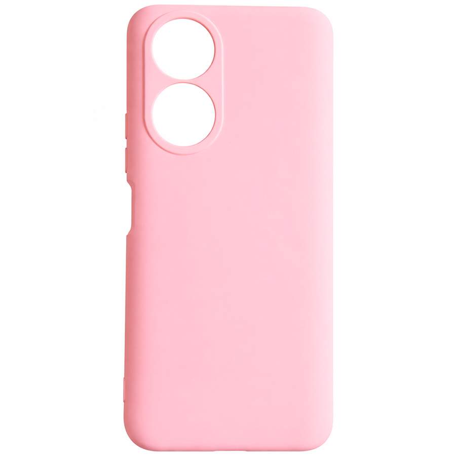 Задняя накладка SILICONE COVER для Honor X7 4G №07 Розовый