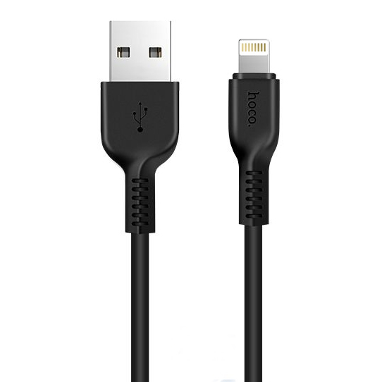 Кабель USB <--> Lightning  1.0м HOCO Easy X13 чёрный