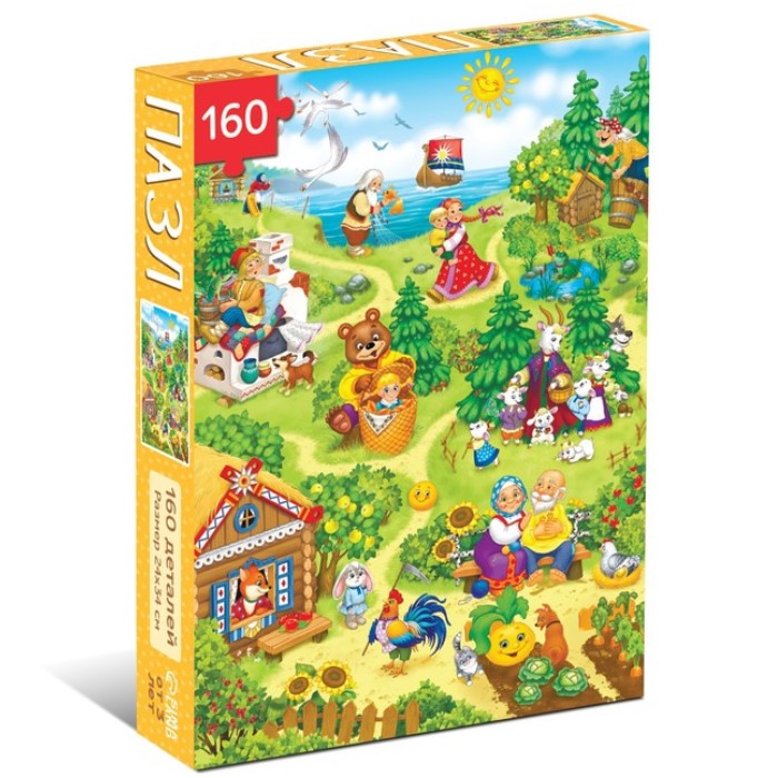 Пазл детский «Сказки», 160 элементов