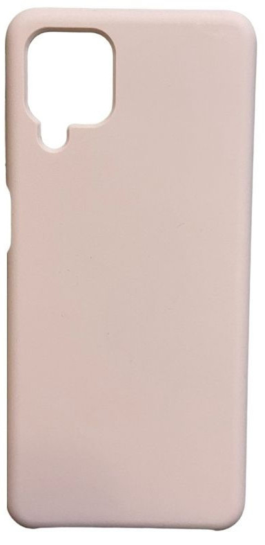 Задняя накладка SILICONE COVER для Samsung Galaxy A12 розовая