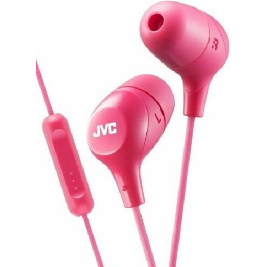 Наушники JVC Marshmallow HA-FX38M-P-E, розовый
