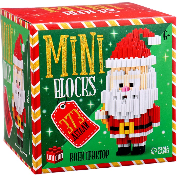 Конструктор Mini Blocks «Дед Мороз», 373 детали 10380022