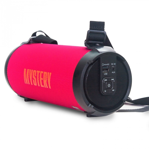 Колонка портативная MYSTERY MBA-739UB красная
