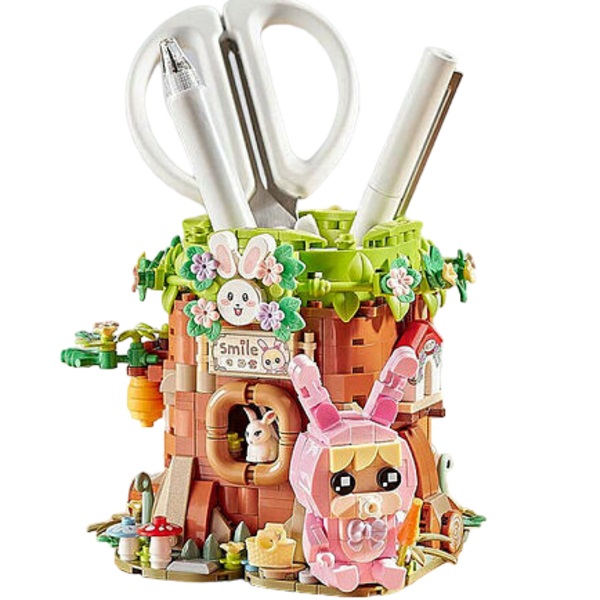 Конструктор LOZ 1242 Кроличья нора-подставка для карандашей