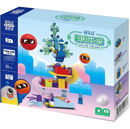 Конструктор-лабиринт "Яркие горки", 111 деталей ZHORYA 202013