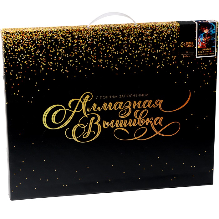 Алмазная мозаика «Самурай», 40 х 50 см на холсте с подрамником