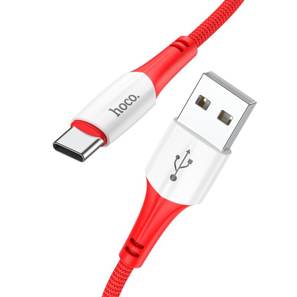 Кабель USB <--> Type-C  1.0м HOCO X70 Ferry, красный