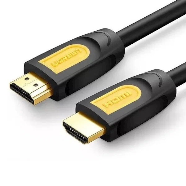 Кабель HDMI <--> HDMI  1.5м UGREEN HD101 (10128) черно-желтый