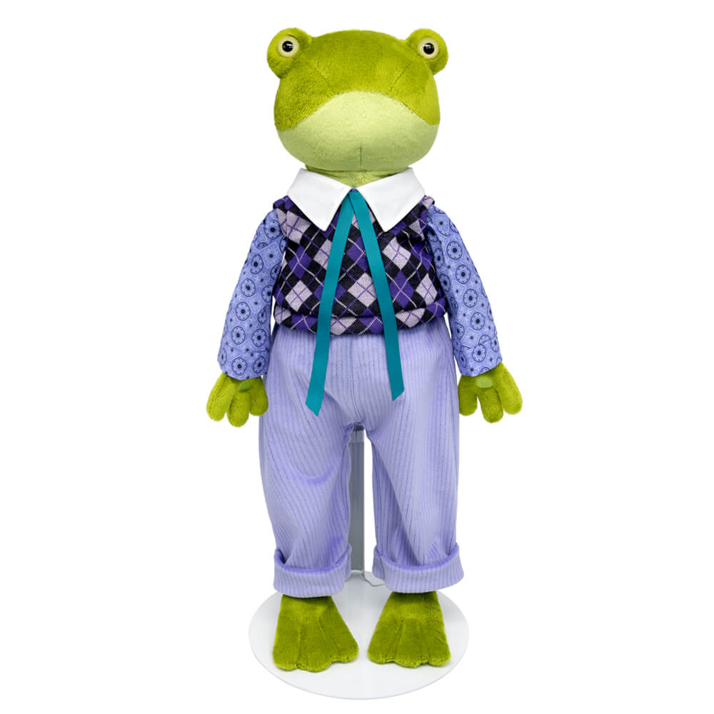 Мягкая игрушка Серж Кваковский в комплекте с жаккардовым жилетом , 24 см (Kva24-01)