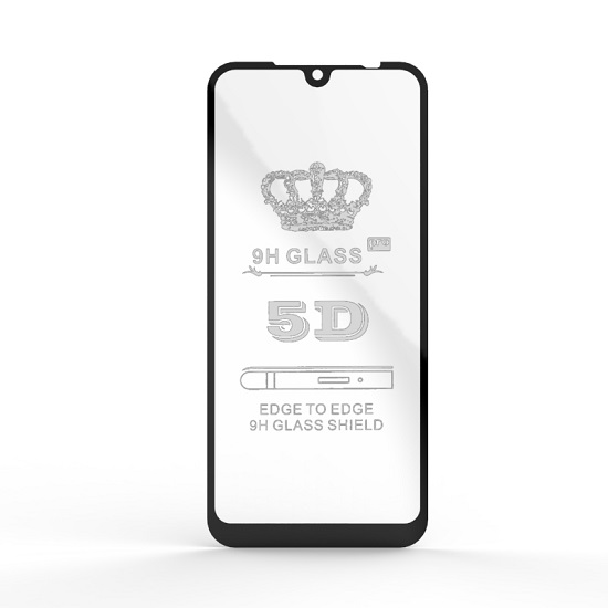 Противоударное стекло 5D NONAME для Samsung Galaxy A31 черное, полный клей