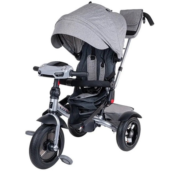 Велосипед 3-колесный TECH TEAM Luxury серый