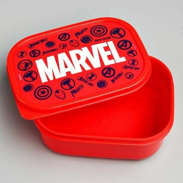 Ланч-бокс прямоугольный 0,5 л  "Марвел", Мстители 4698720