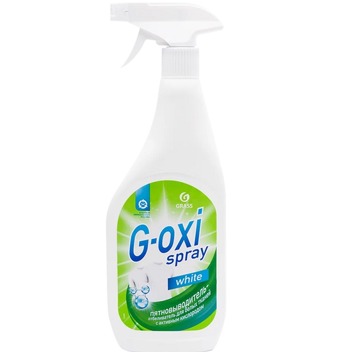 Пятновыводитель-отбеливатель GRASS G-OXI spray, 600мл