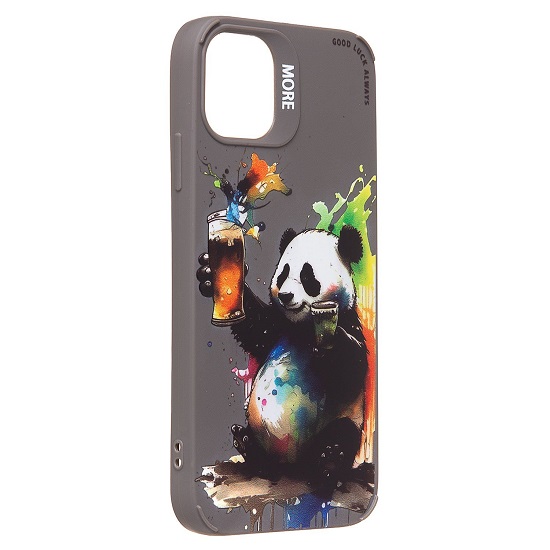 Задняя накладка SC335 для iPhone 11 (панда) (grey) (227088)