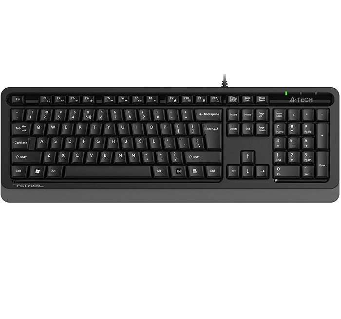 Клавиатура A4TECH Fstyler FKS10 черный/серый