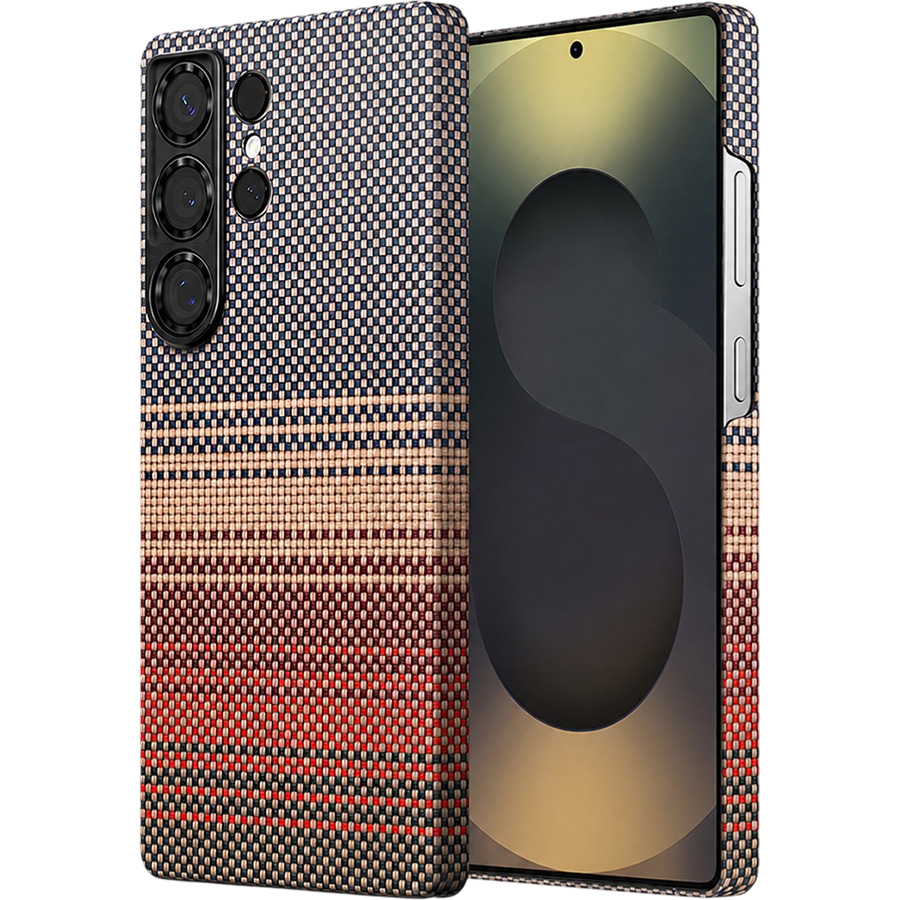Задняя накладка KEEPHONE KEVILAR SEANOVA MagSafe Case для Samsung Galaxy S26 Plus, Sunset