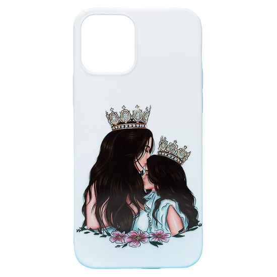 Задняя накладка SC302 для iPhone 12 (003) (white)