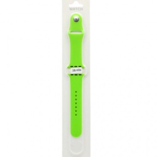 Силиконовый ремешoк MOBI для Apple Watch 38/40mm зеленый (031) (L)