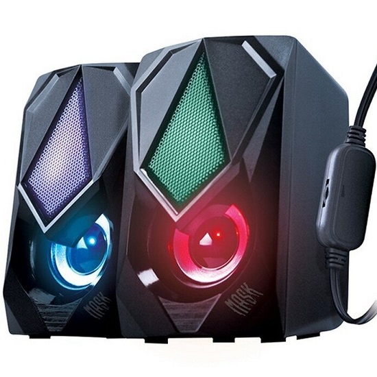 Колонки 2.0 QUMO Mask AS004 (2*5Вт)