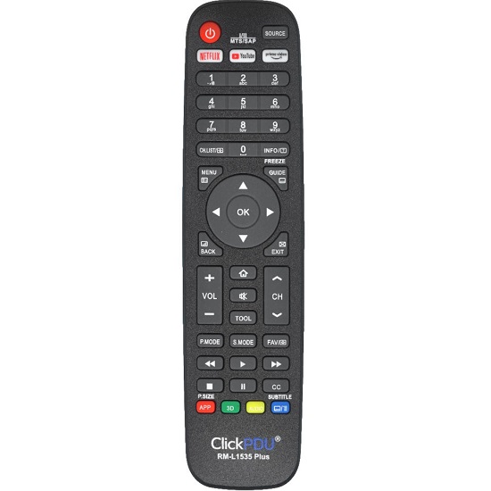 Пульт CLICLPDU для HAIER RM-L1535 Plus HAIER ( YOU-TUBE NETFLIX PRIME-VIDEO)