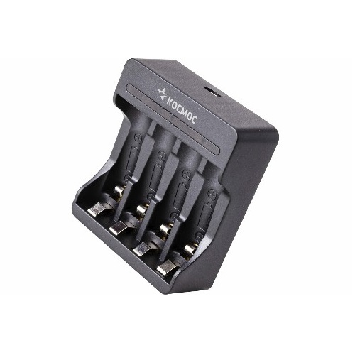 Зарядное устройство КОСМОС KOC901USB 1-2 AA/AAA питание от USB шнур. автомат.