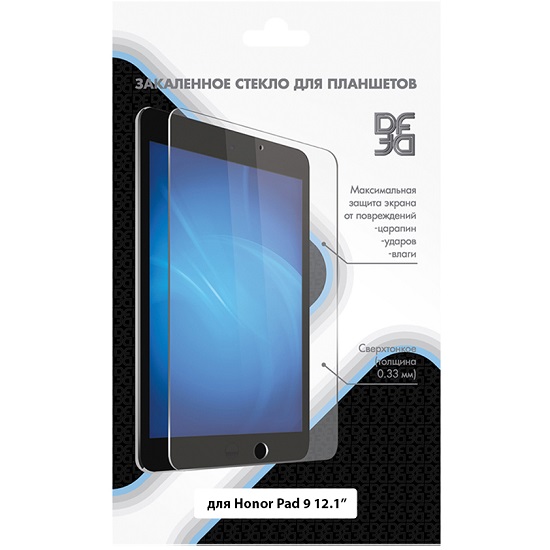 Протиувоударное стекло DF для Honor Pad 9 12.1” DF hwSteel-61