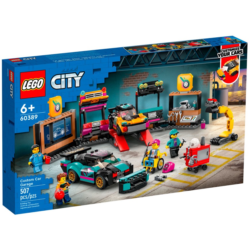 Конструктор LEGO City 60389 Гараж на заказ для автомобилей