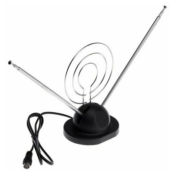 Антенна комнатная ЭФИР SE-280 ДМВ+МВ пассивная с кольцом