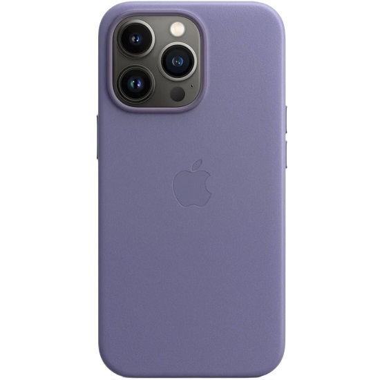 Задняя накладка LEATHER CASE для iPhone 16 PRO Фиолетовый (с АНИМАЦИЕЙ)