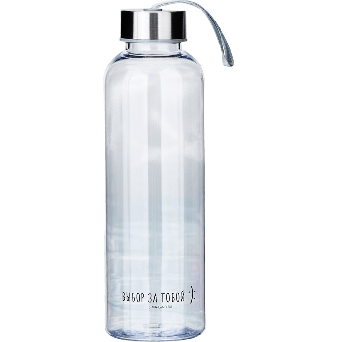 Бутылка для воды «Выбор за тобой», 600 мл 9844267
