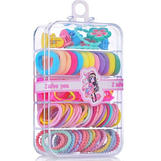 Набор резинок/заколок для волос "Цветочки" 70 предметов УТМ01435972