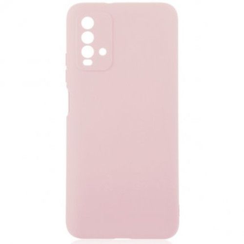 Задняя накладка Zibelino Soft Matte для Xiaomi Redmi 9T розовый, защита камеры
