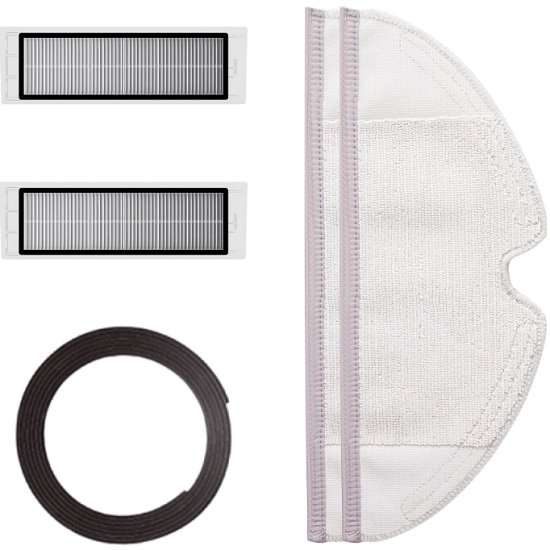 Подарочный набор оригинальных аксессуаров Roborock (моющийся фильтр - 2 шт., сменная тряпка для влажной уборки - 2 шт., магнитная лента) (HCTZ04RR)