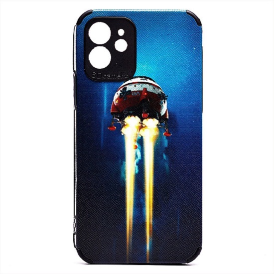 Задняя накладка SC310 для iPhone 12 (004) (black)