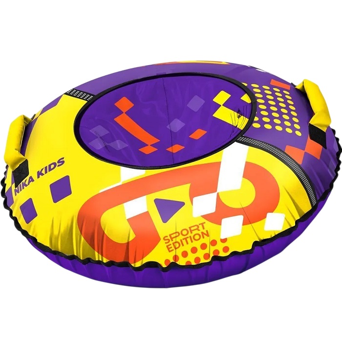 Тюбинг NIKA ТБ8К-95/ФГ "графический фиолетовый" с круговым дизайном 